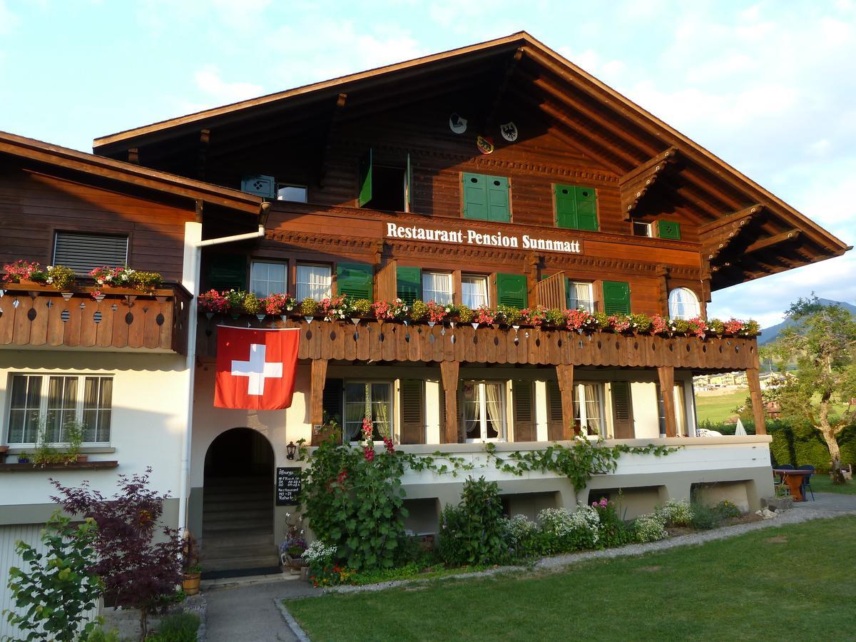 गेस्ट हाउस Restaurant Sunnmatt Aeschi Bei Spiez